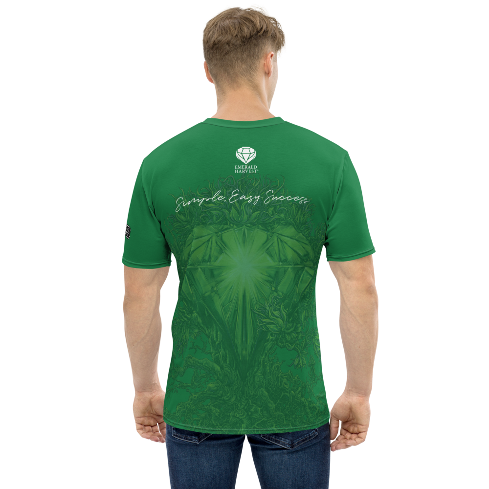 Emerald Harvest All-Over Print Men's Crew Neck T-Shirt