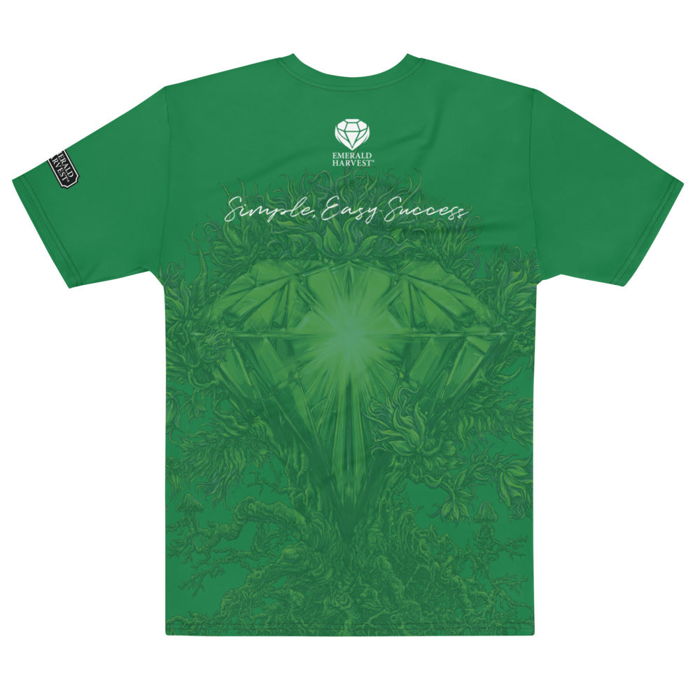 Emerald Harvest All-Over Print Men's Crew Neck T-Shirt
