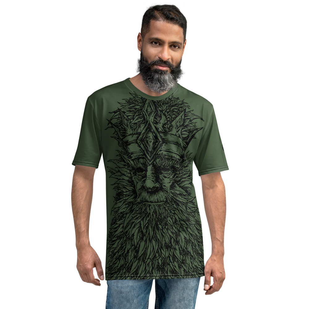 King Kola All-Over-Print Black Outline Men's T-shirt