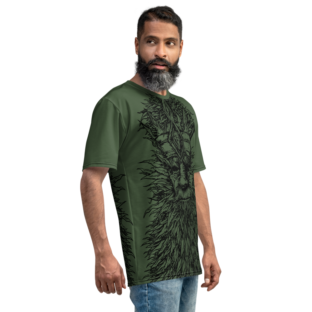 King Kola All-Over-Print Black Outline Men's T-shirt