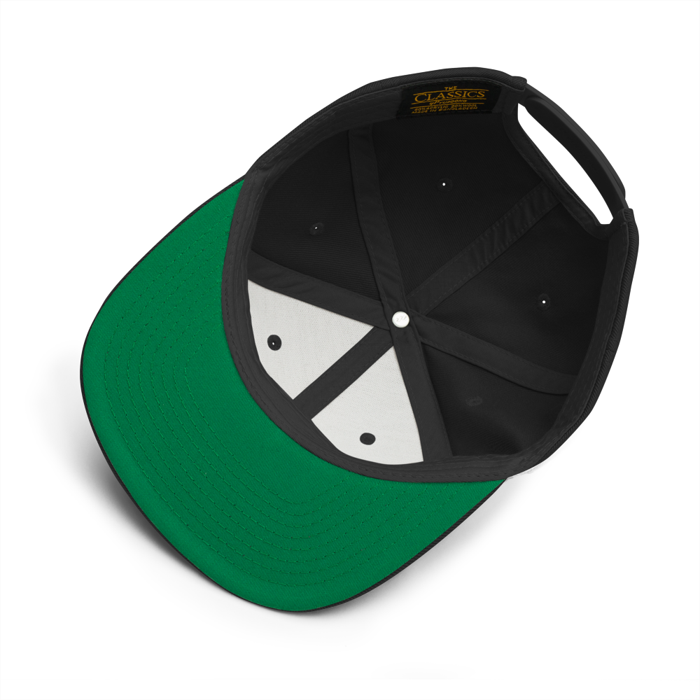 Emerald Snapback Hat