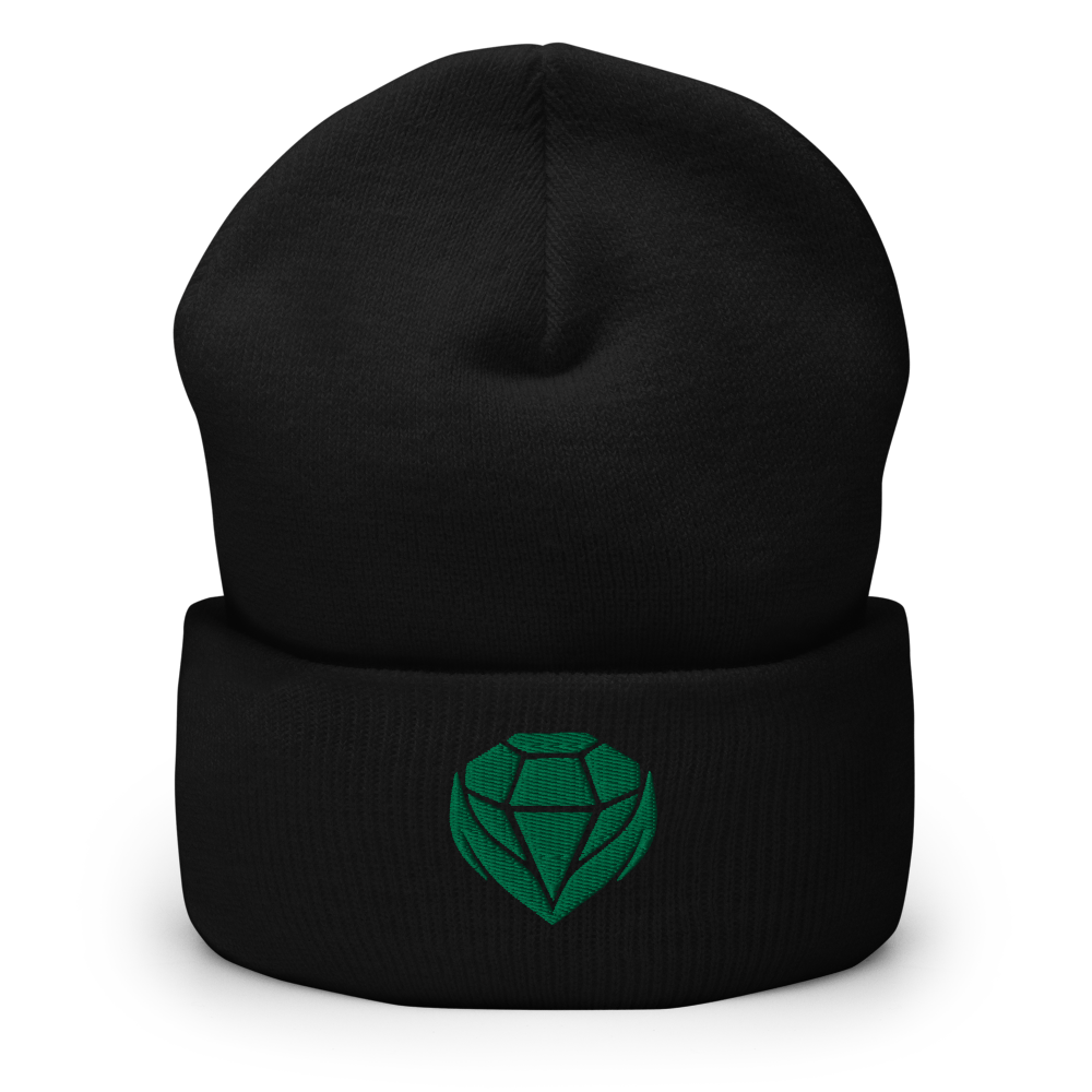 Emerald Cuffed Beanie