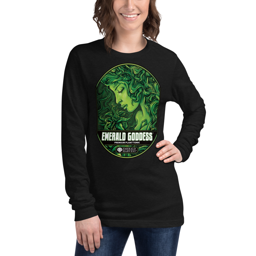Emerald Goddess Unisex Long-Sleeve Tee