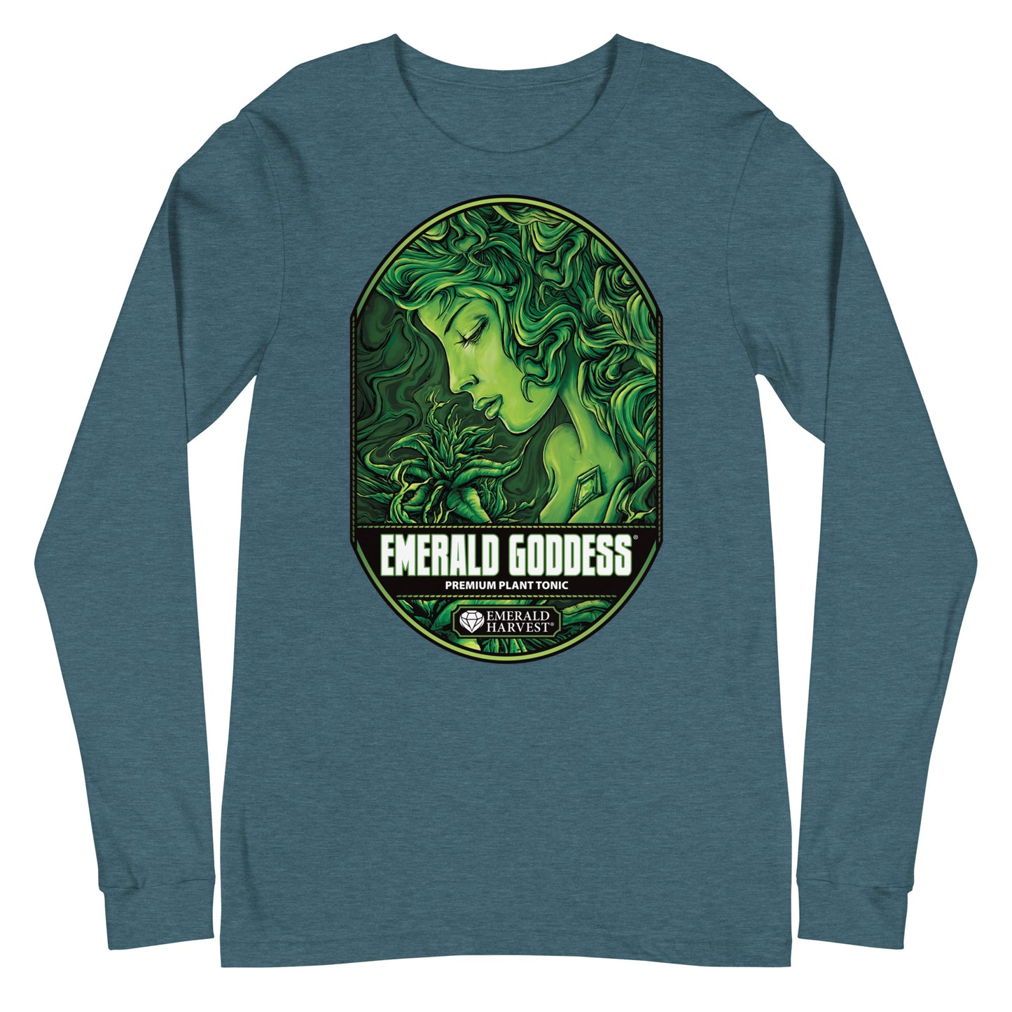 Emerald Goddess Unisex Long-Sleeve Tee