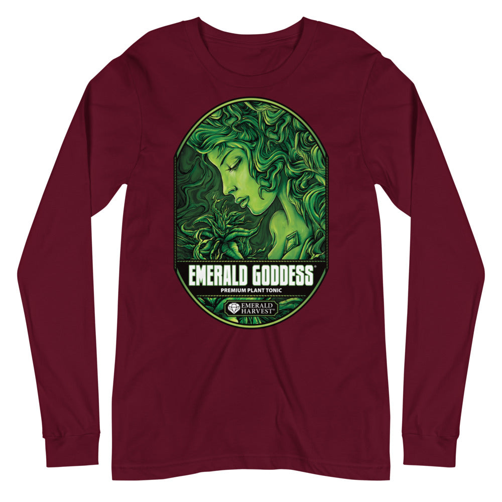 Emerald Goddess Unisex Long-Sleeve Tee