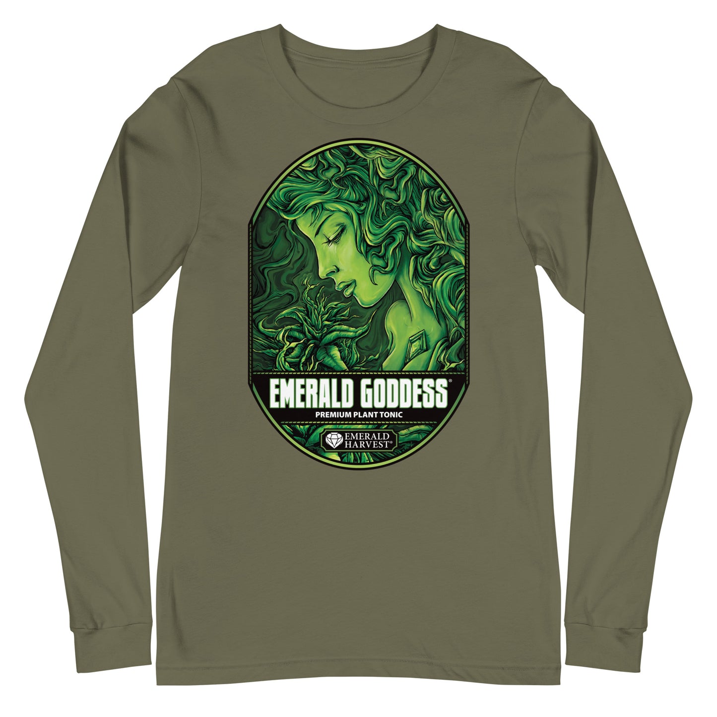 Emerald Goddess Unisex Long-Sleeve Tee