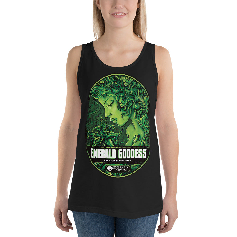 Camiseta de tirantes unisex Emerald Goddess