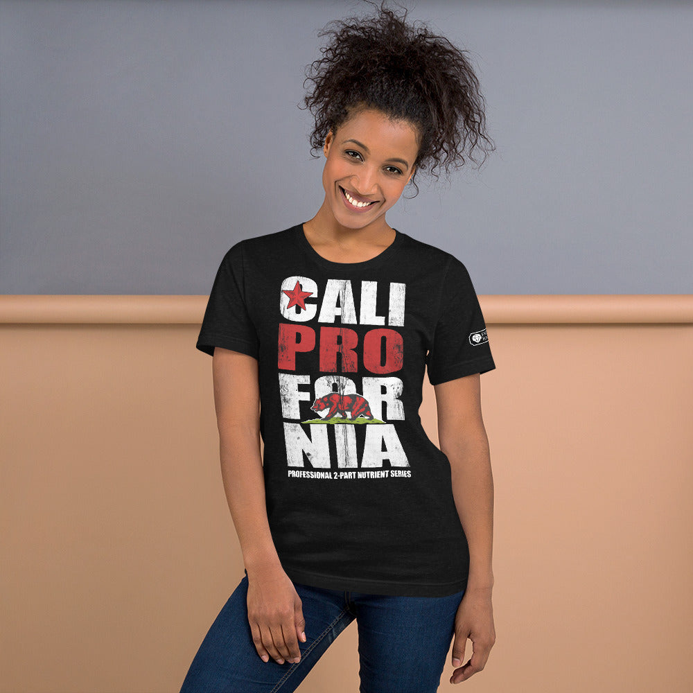 Camiseta unisex de manga corta Cali Pro Stack