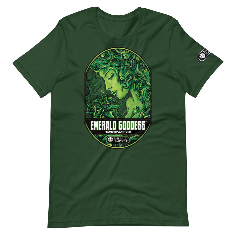 Emerald Goddess Short-Sleeve Unisex T-Shirt