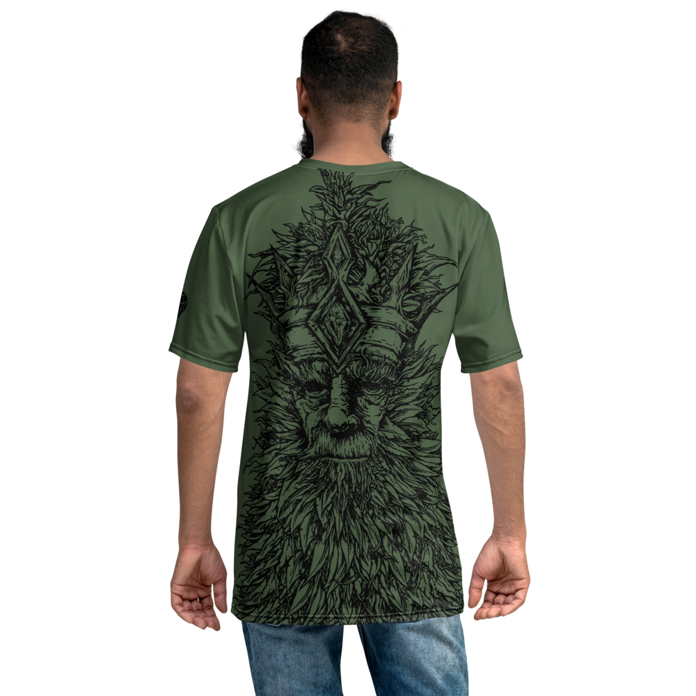 King Kola All-Over-Print Black Outline Men's T-shirt