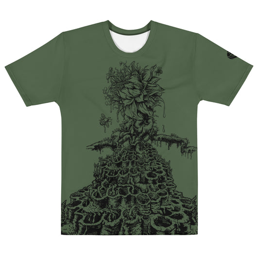 Honey Chome All-Over-Print Black Outline Men's T-shirt