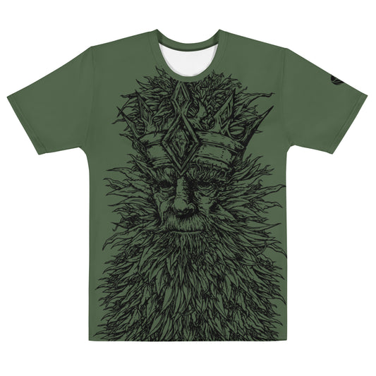 King Kola All-Over-Print Black Outline Men's T-shirt