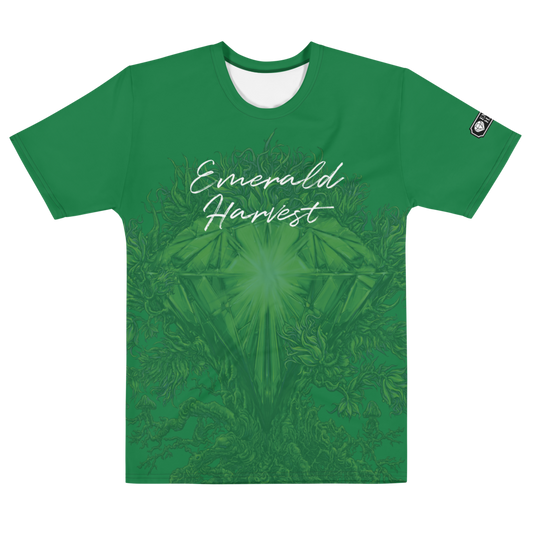 Emerald Harvest All-Over Print Men's Crew Neck T-Shirt