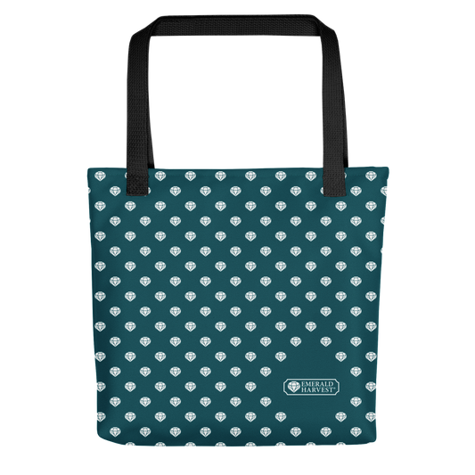 Tote bag with Emerald Pattern