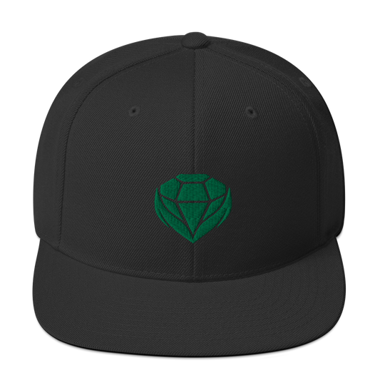 Emerald Snapback Hat