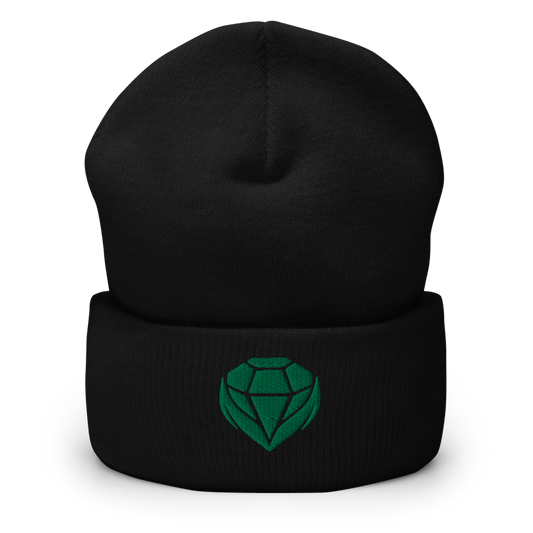 Emerald Cuffed Beanie