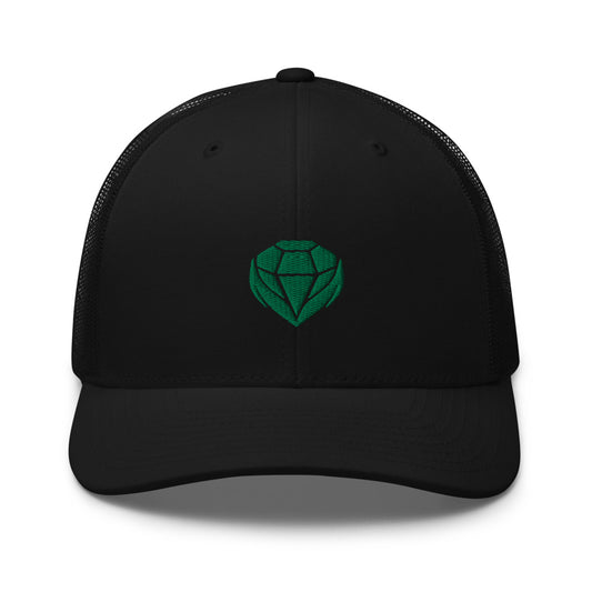 Gorra de camionero esmeralda