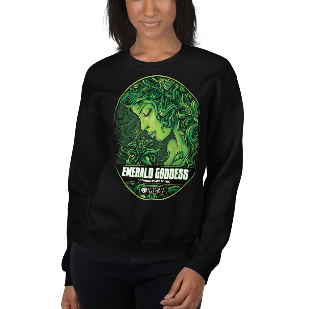 Emerald Goddess Unisex Sweatshirt