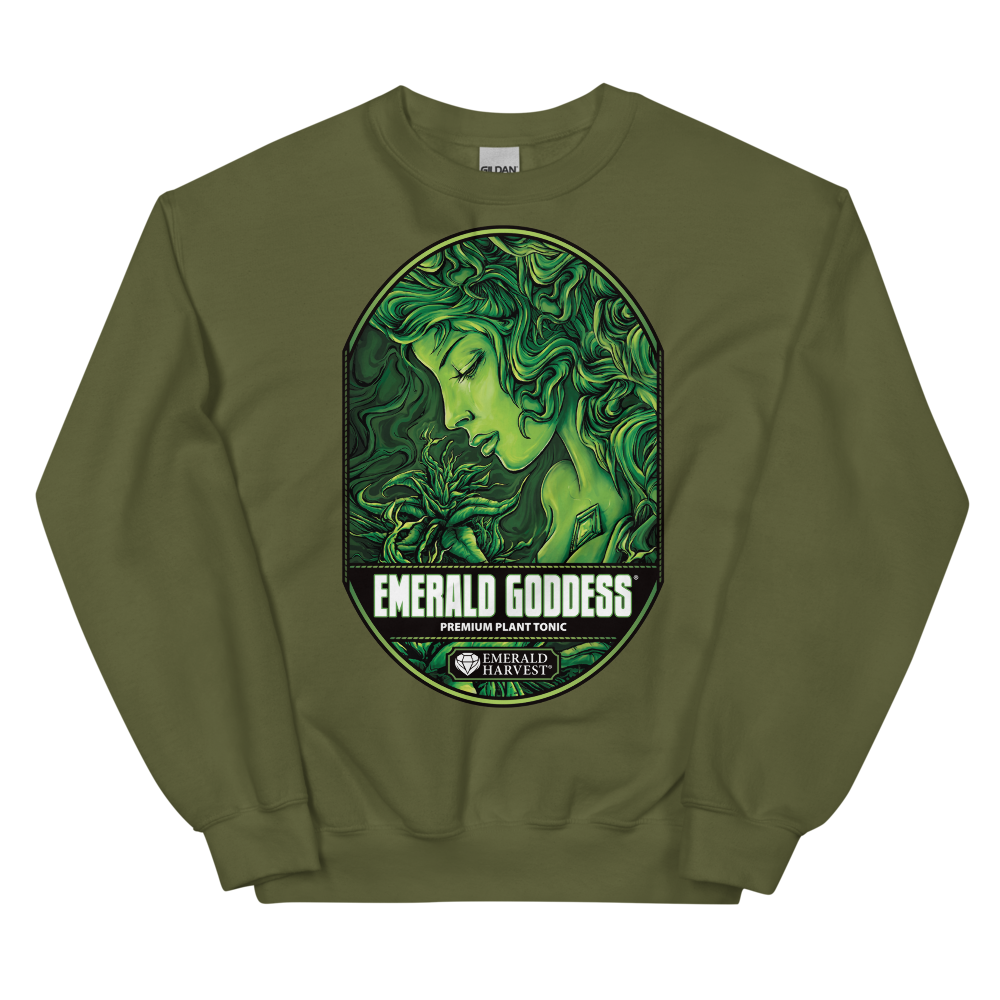 Emerald Goddess Unisex Sweatshirt