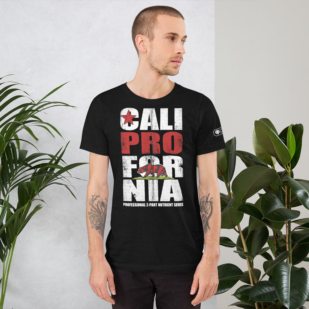 Camiseta unisex de manga corta Cali Pro Stack